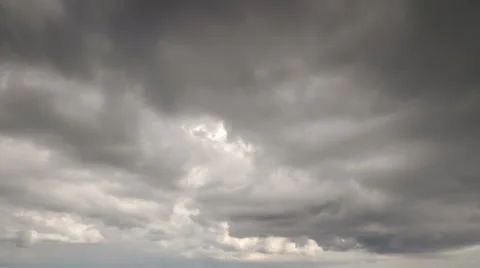 Dark stormy sky timelapse 4k Vídeo Stock 53753627