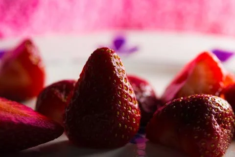 Dark Strawberry Stock Photos