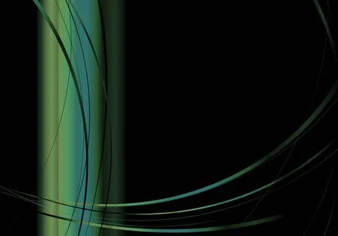 Dark strip flow Sparse abstract modern image with flowing lines and copysp... Stock Photos