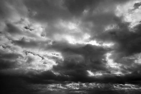 Dark Strom Clouds Stock Photos