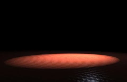 Dark Studio Room Background with Spotlight. Empty Space on Red Wood Planks Fl Stock Photos