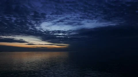 Dark Sunrise Stock Footage 55016929