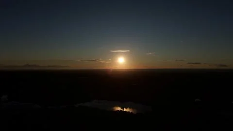 Dark sunrise Stock Photos