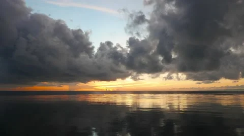 Dark Sunrise Time Lapse Video stock 50629406