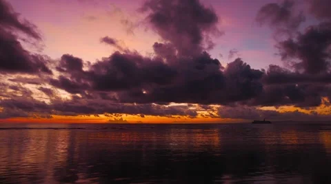 Dark Sunrise Time Lapse Stock Footage 50630079