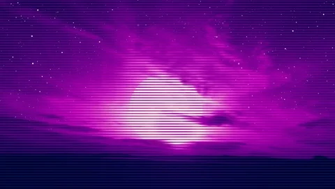 Dark Sunset Horizon Stock Footage 108976815