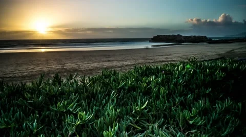 Dark Sunset Timelapse 4k Stock Footage 68995684