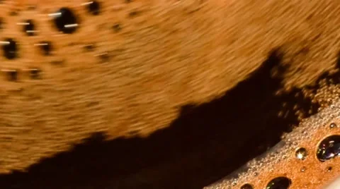 Dark Surface of the Coffee Stock Footage 49367837