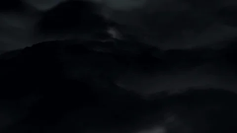 Dark surface with reflections. Smooth minimal black waves background. Loopable Stock Footage 127760963