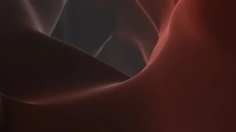 Dark swirling pattern curved motion lines on black background Stock Footage 263797392