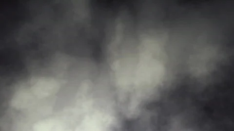 Dark Swirling Smoky Clouds Looping Animation Stock Footage