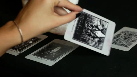 Dark tarot Stock Footage 234988501