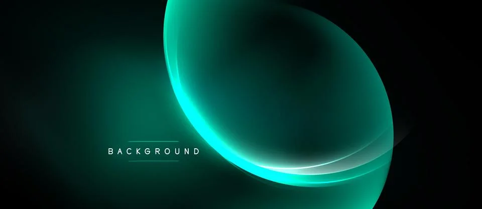 Dark teal abstract background. Overlapping curved lines create glowing effect イラスト素材