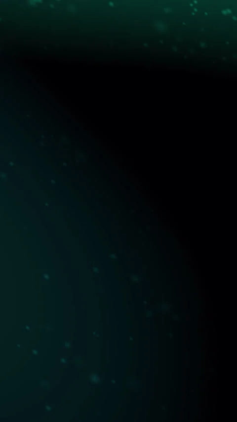 Dark teal background with various sized glowing dots scattered throughout. Stock Footage 330168131