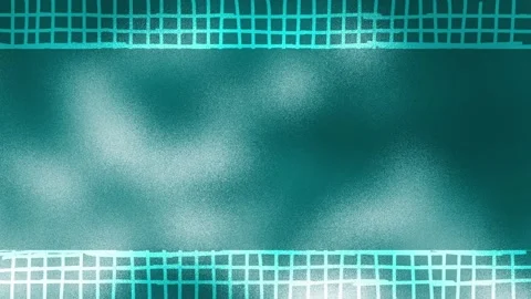 Dark teal blue motion background with textured horizontal scribble frame, s.. Video stock 321967367