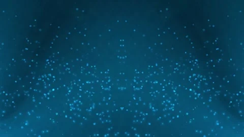 Dark Teal Blue Particles Dots Underwater Style Abstract Background Loop 库存影片 347788553