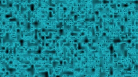 Dark Teal Cellular Maze Texture Background Loop Stock Footage 345145913