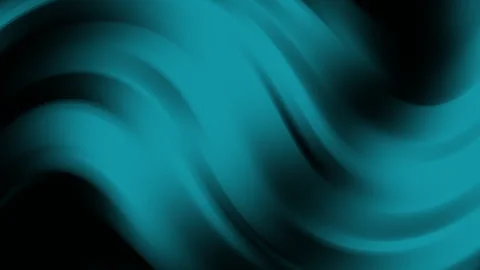 Dark teal flowing curves create abstract background. 스톡 동영상 296701246