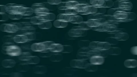 Dark Teal Gradient Background With Floating Transparent Bubble Animation Clip Stockbeeldmateriaal 332455983