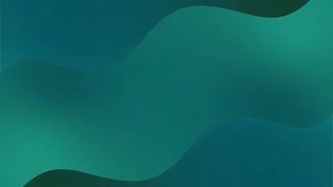 Dark Teal Green Fluid Wave Abstract Background Animation Stock Footage 313061522