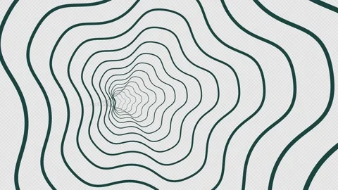Dark Teal Organic Tunnel Loop for Ambient Visual Design Video stock 347128465