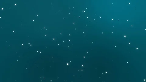 Dark teal starry sky background Stock Footage 122086034