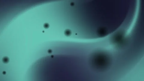 Dark teal swirling background features small dark spots. 스톡 동영상 295032685