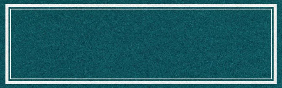 Dark teal textured paper background with white double frame border and copy.. 스톡 사진