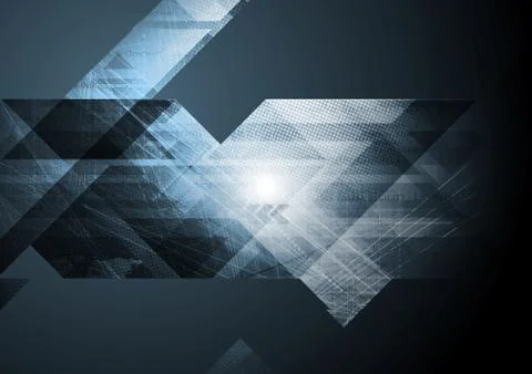 Dark tech abstract background Stock Illustration