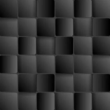 Dark tech abstract background with squares Illustrazione stock