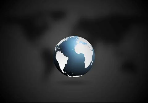 Dark tech background Dark tech background. Vector globe design Copyright: ... Stock Photos