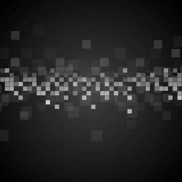 Dark tech background with squares Dark tech background with squares. Vecto... Foto stock