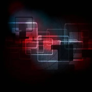 Dark tech background Technology abstract vector illustration Copyright: xZ... 库存照片