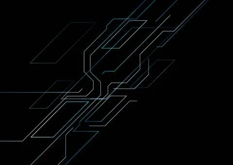 Dark tech geometric background Dark tech geometric background. Vector desi... Foto stock