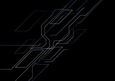 Dark tech geometric background Stock Illustration