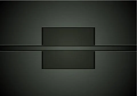 Dark tech geometric concept abstract background Stock Illustration