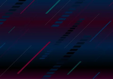 Dark tech minimal geometric abstract background Illustrazione stock