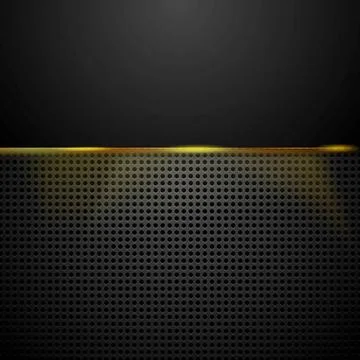 Dark tech perforated background with glowing light Dark tech perforated ba... Stockfoto's