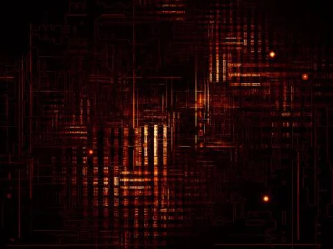 Dark Technological Texture Stock Illustration