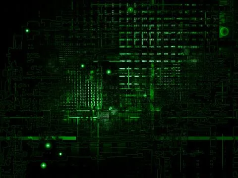 Dark Technological Texture Stock Illustration