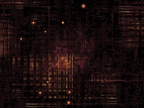 Dark Technological Texture Stock Illustration