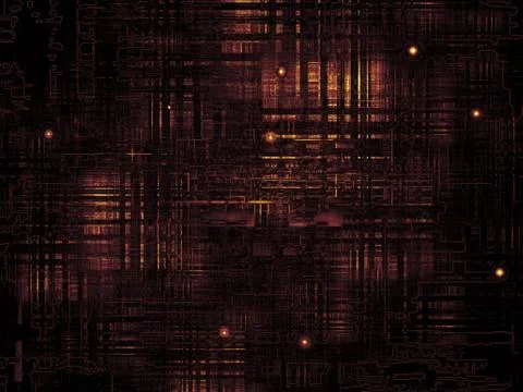 Dark Technological Texture Illustrazione stock