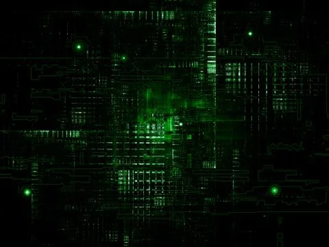 Dark Technological Texture Stock Illustration