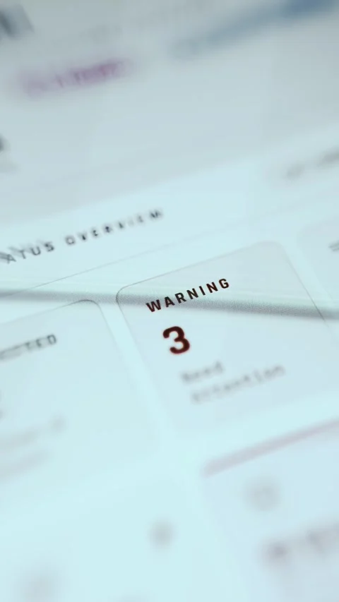 Dark Technology Screen Showing Security Scan Files and - Encrypted Interface Stock Footage 336984339