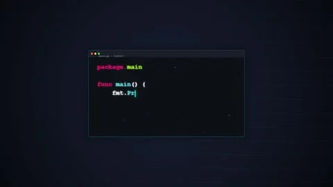 Dark Terminal Window with Cursor Blinking on Digital Background Stock Footage 348415346