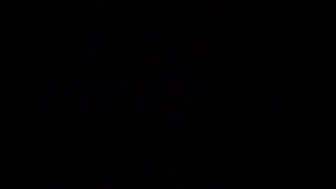 Dark terrible corridor with a flickering lamp Stock Footage 84285245
