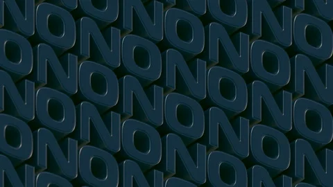 Dark texture of moving words NO seamless loop animation. 3d rendering. 4K, UHD Stock Footage 146834136