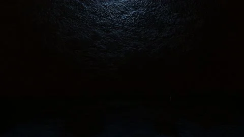 Dark textured background. sven with low light. flashing lamp. looped screensaver Stock Footage 165378545