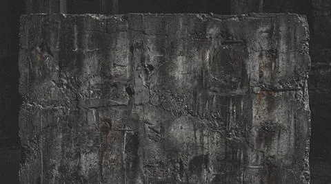 Dark textured stone wall background. Fotos Stock
