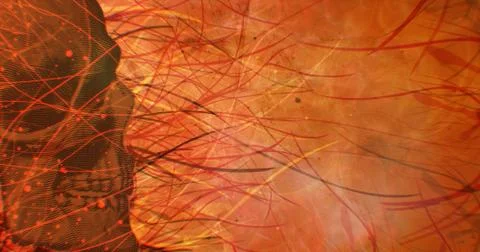 Dark theme artwork Stock Illustration